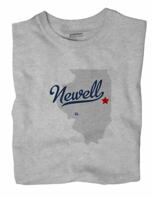 Newell Illinois IL Ill T-Shirt MAP