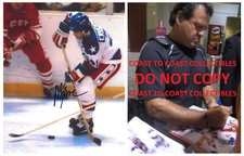 Mike Eruzione USA gold signed 1980 winter Olympics Hockey 8x10 photo COA proof.