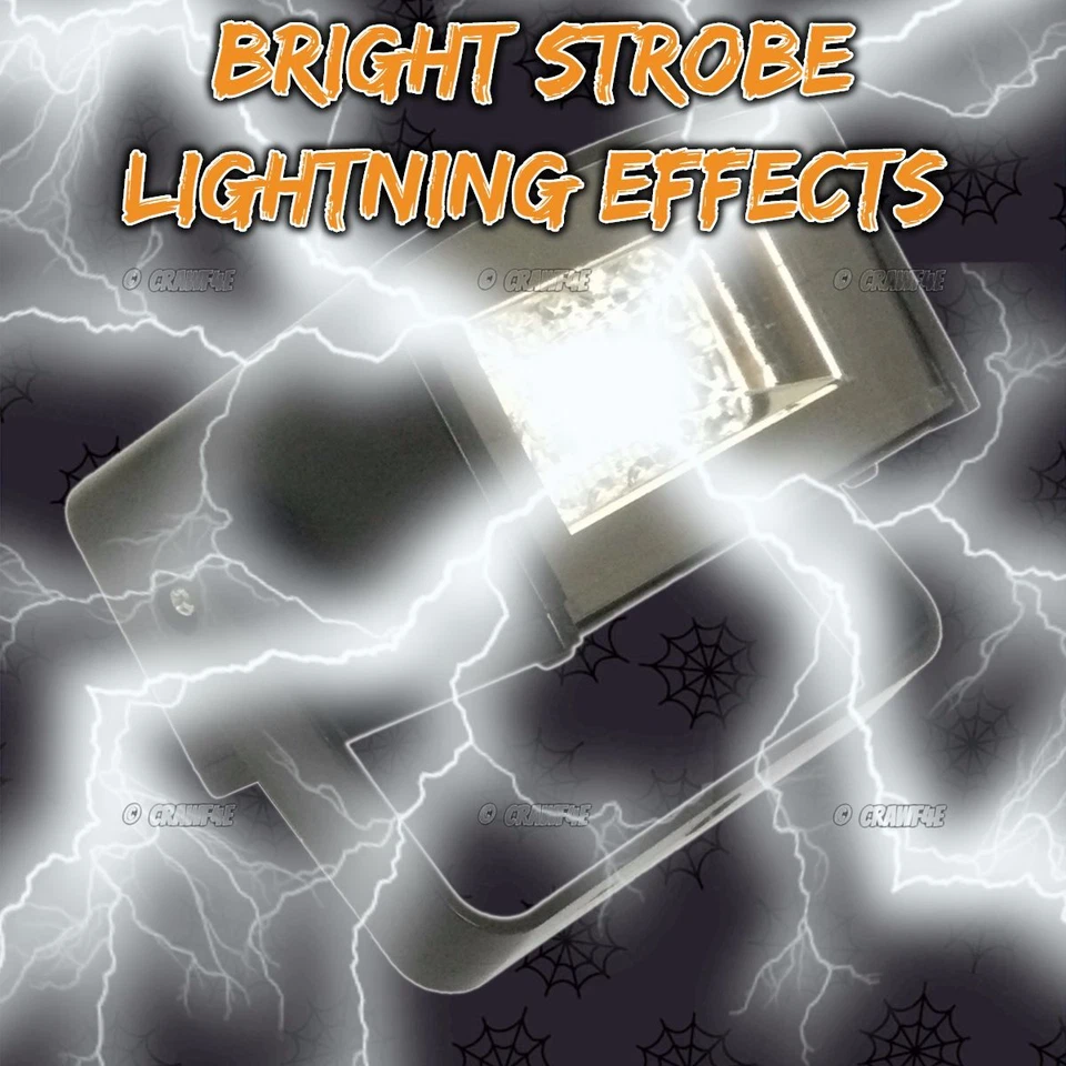 Halloween Table Party Decoration Prop Strobe Light Spooky Lightning Effects - Image 3 of 4
