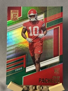 2022 Panini Donruss Elite - Rookies Green #183 Isiah Pacheco (RC)