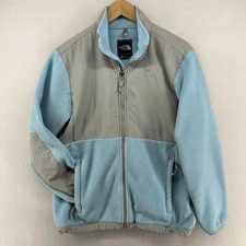 THE NORTH FACE Jacket Girls XL Denali Polartec Fleece Colorblock Full Zip Blue