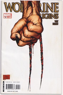 WOLVERINE ORIGINS #10 JOE QUESADA CLAW COVER 1. APP DAKEN FAST NEUWERTIG MARVEL COMICS