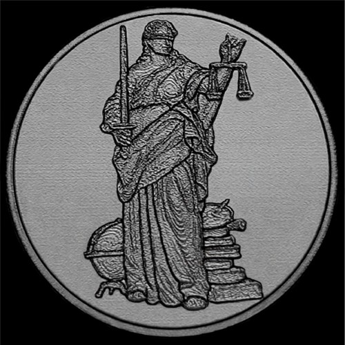 Lady Justice Engraved Band for Garmin D2 Mach 1 Pro & Instinct 3 50mm 2X, B-BJ2 - Picture 2 of 13