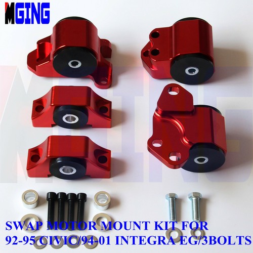 92-95 Honda Civic 94-01 Integra Motor Engine Mounts EG DC D/B-Series