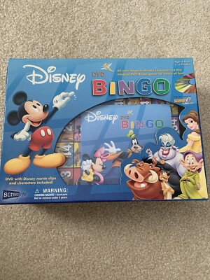 Disney DVD Bingo 2005 In A Travel Case. 100% Complete.