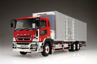 アオシマ FUSO '10 SUPER GREAT FU REEFER Aoshima Mitsubishi Fuso '10 Super Great FU Reefer Plastic Model