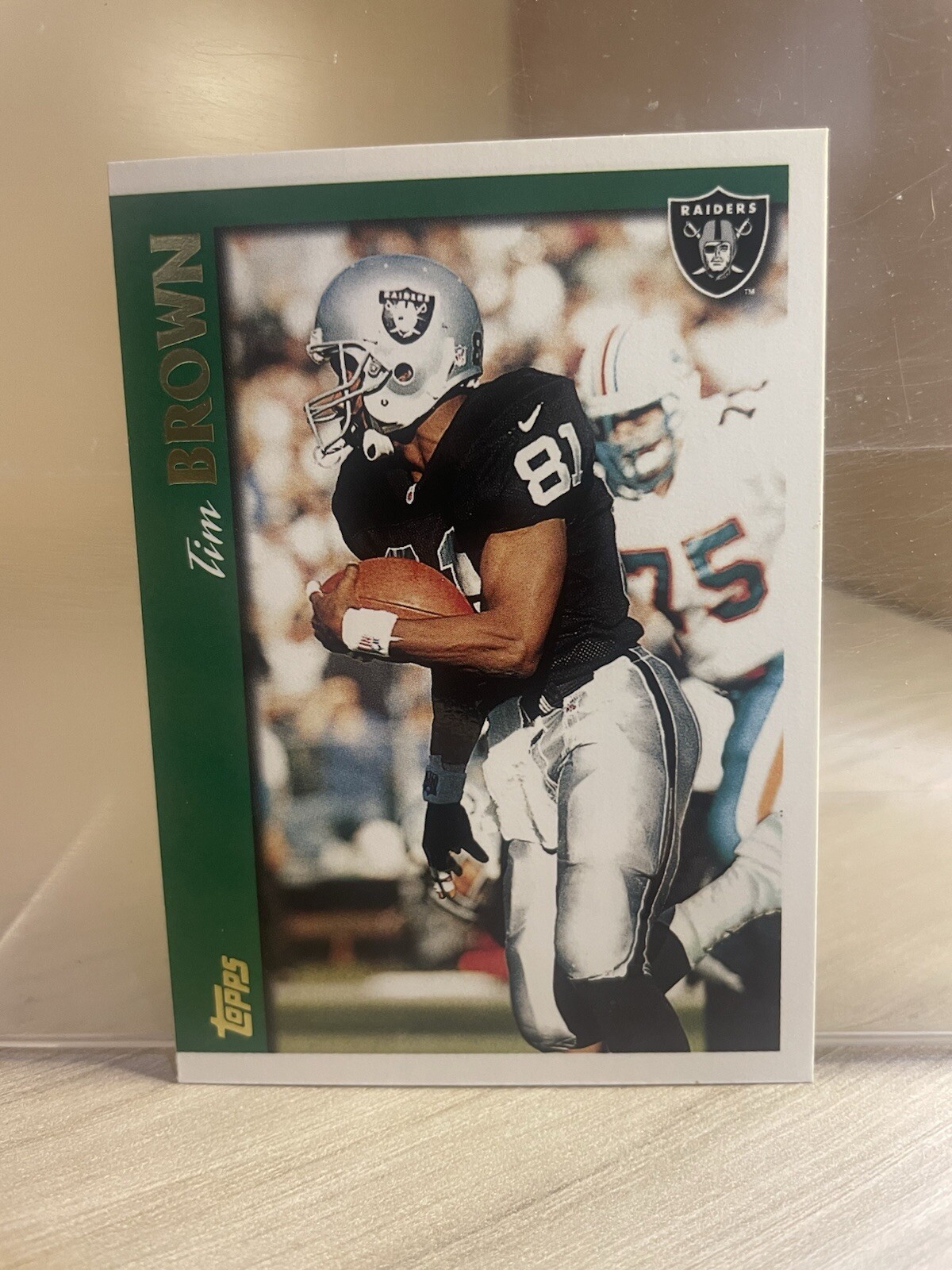 1997 Topps- Tim Brown #341- Oakland Raiders