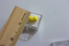 Jelly Belly Yellow  Figural Jelly Bean Tie Tack Pin