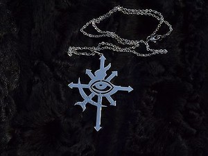 Mark Of Tzeentch Pendant Stainless Steel Chaos Necklace Warhammer 40k Symbol Ebay