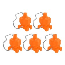 5Pcs 65 Degree Spray Nozzle with Clip Fit 32mm/1.3" Hose, 1.12m³/h