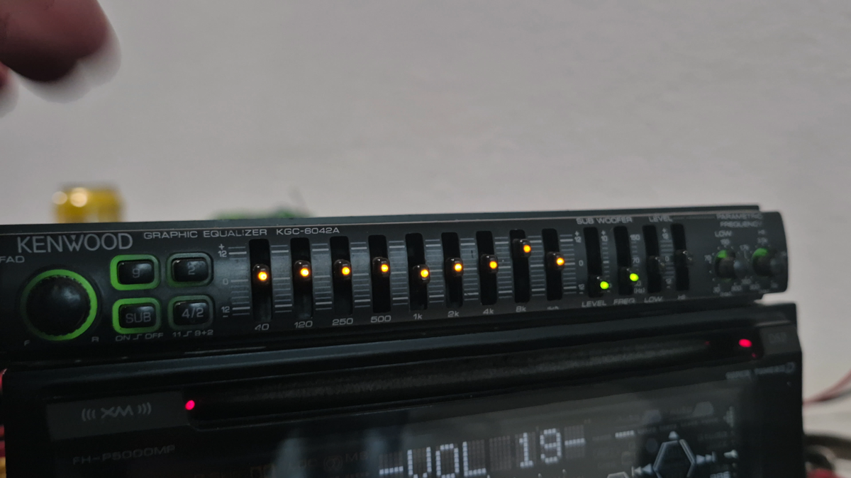 Kenwood KGC-6042A Graphic Equalizer 9 Band Extremely Rare Old