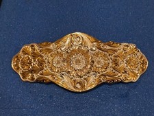 Ladies Crumrine elongated Flower Belt Buckle