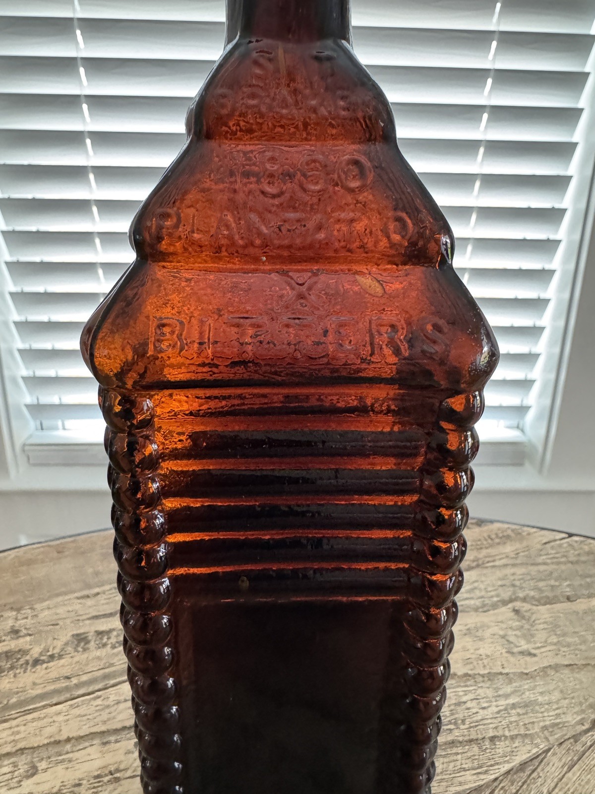 Drake's 1860 Plantation Bitters Antique Glass Bottle 