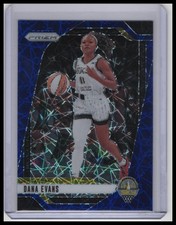 2024 Panini Prizm WNBA #72 Dana Evans Blue Velocity Prizms