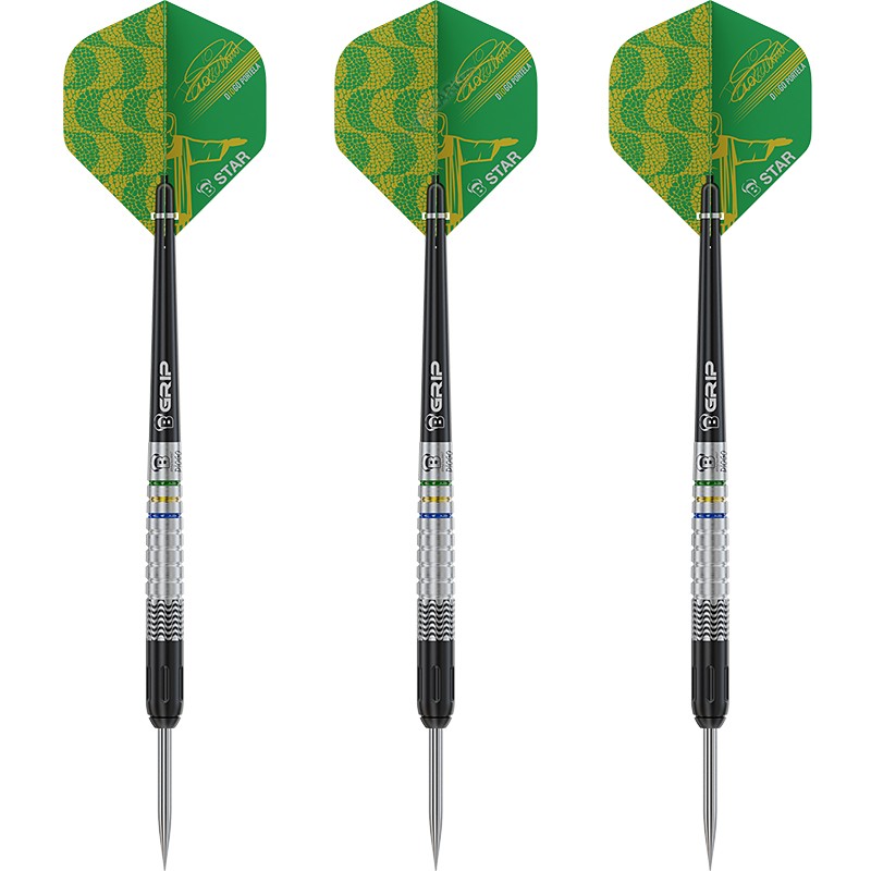 BULLS Steeldarts Diogo Portela Brazilliant 90 Tungsten Steel Dart Steeldart 11290₽
