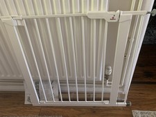 Baby Dan No Trip Metal Safety Stair Gate - White