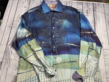 Mens Robert Graham Shirt Sz XL LIMITED EDITION 159/1208 Rare Print 1244