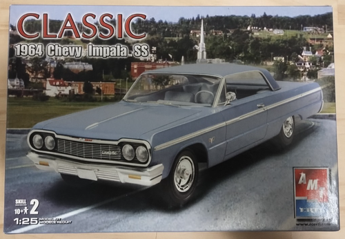 1:25 AMT ERTL 1964 Chevy Impala SS Model Kit #31882 Sealed Contents in Box