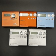 SONY MZ-N920 MZ-N910 Portable Minidisc Recorder Lot of 5 MD WALKMAN Has flaws