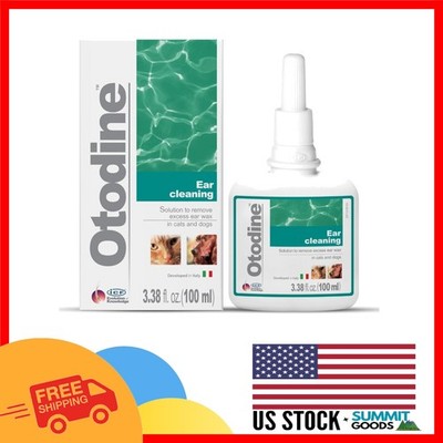 Otodine Dog & Cat Ear Cleaner Drops - 100ml Tris-EDTA Treatment for Healthy Ears