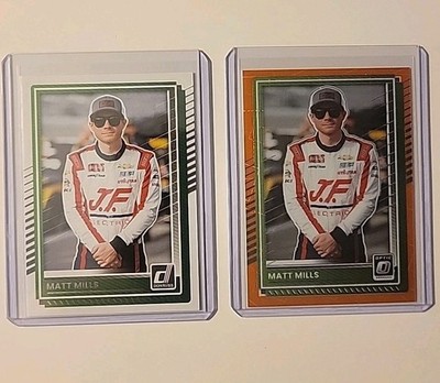 2025 Panini Donruss - Matt Mills #27 Optic Orange Velocity Plus Base Card