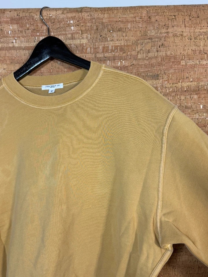 Lady White Co. Para hombres Talla 40 Grande Dorado Relajado Sudadera Cuello Redondo EE. UU. Foto 4 de 4