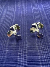 Tiffany & Co. Sterling Silver 925 Nautical Propeller Cufflinks - Vintage 