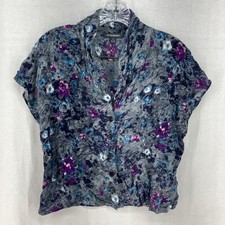 Emily And Finn Size Medium Floral Blouse Multicolored