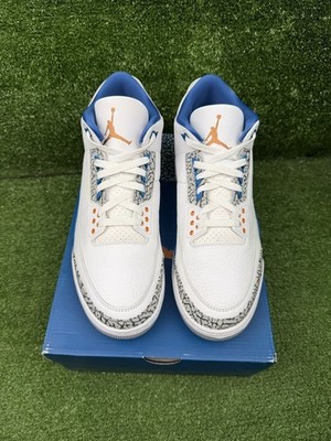 Air Jordan 3 ホワイト/オレンジ/ブルー Size 12 - Jordan 3 Retro Mid Washington Wizards | eBay