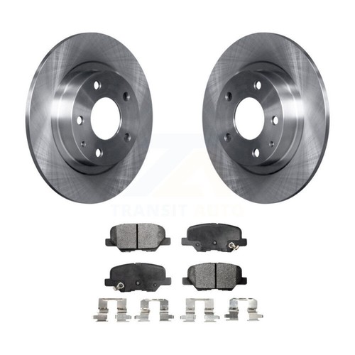 Rear Disc Brake Rotors And Ceramic Pads Kit For 2014-2015 Mazda 6 K8T-102082 - Picture 1 of 5