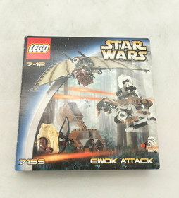 LEGO 7139 Ewok Attack Original Box GOOD Star Wars Figures Vintage 10236 8038