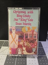 Cassette - Christmas with Bing Crosby Nat King Cole Dean Martin 1991.