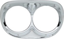 Oer Cx1433 1958-59 Chevrolet Gmc Truck Headlamp Bezels Pair Oer Cx1433 1958-59 Chevrolet Gmc Truck Headlamp Bezels Pair