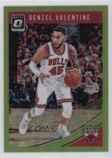 2018-19 Panini Donruss Optic Lime Green Prizm 10/149 Denzel Valentine #78 q3o