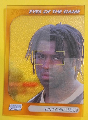 Ricky Williams #SCCE21 1999 Stadium Club Chrome Eyes of the Game card