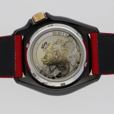 Seiko SRPF20K1 Street Fighter V Ken Black Dial Stainless Steel