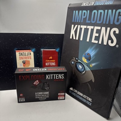 Imploding Kittens Exploding Kittens 20 Card Game Expansion Pack New Sealed