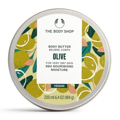 The Body Shop Olive Body Butter  Moisturizing Skincare for Very Dry Skin 6.4 oz