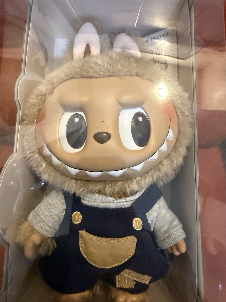 LABUBU TIME TO CHILL VINYL PLUSH DOLL NEW BOX/SEALED - 100