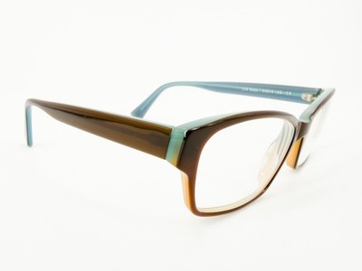 Jean Lafont Lin Eyeglasses FRAMES 5020 Brown 53[]16-138 Blue Beige L794