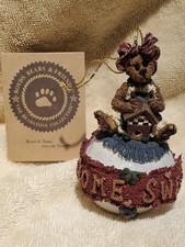 1995 Boyds Bears Bailey Home Sweet Home Figurine #25708 Excellent Condition