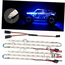 Waterproof LED Light Strips for RC Cars Trucks Airplanes Boats Drones Blue