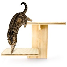Cat Wall Shelves, Wall Mount Adult Cat Tree with 2 Steps 2 Sisal Scratch Mats...