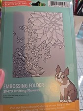 Simon Says Stamp Drifting Flowers Embossing Folder