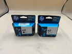 GENUINE NEW HP 60 (CC640WN/CC643WN) Black and Color Ink Cartridges