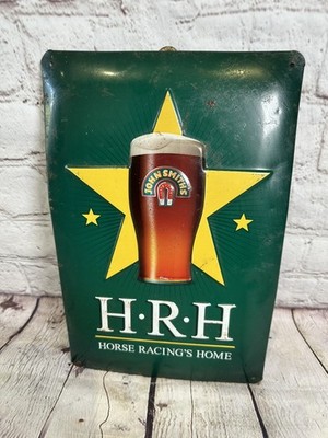 John Smith's Extra Smooth Ale geprägtes Metall Pub Schild Vintage