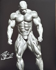 FLEX WHEELER SIGNED 11x14 PHOTO THE LEGEND KILLER IFBB HALL OF FAME RACC C