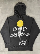 Rare NAV × The Weeknd × XO Good Intentions Scripts Love Smile Hoodie Size Medium