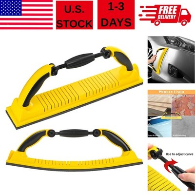 Sanding Block Hand Sander Woodworking Auto Paint Removal Flexible Sanding File