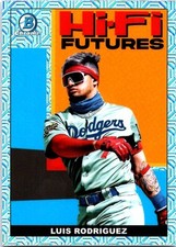 2022 Bowman #HIFI-14 Luis Rodriguez Hi-Fi Futures Aqua Refractors